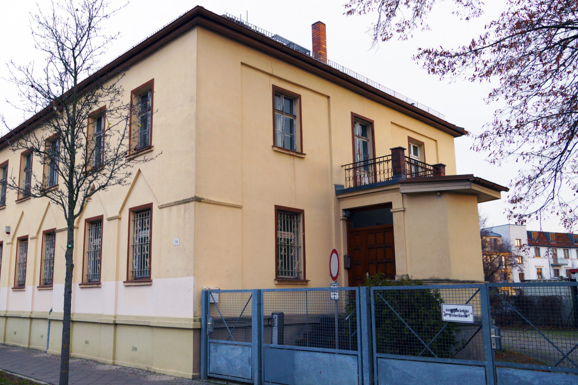 Das ehemalige Polzeigebude in der Lehnitzstrae 16 wird zum jdischen Gemeindehaus, Foto: Christian Howe