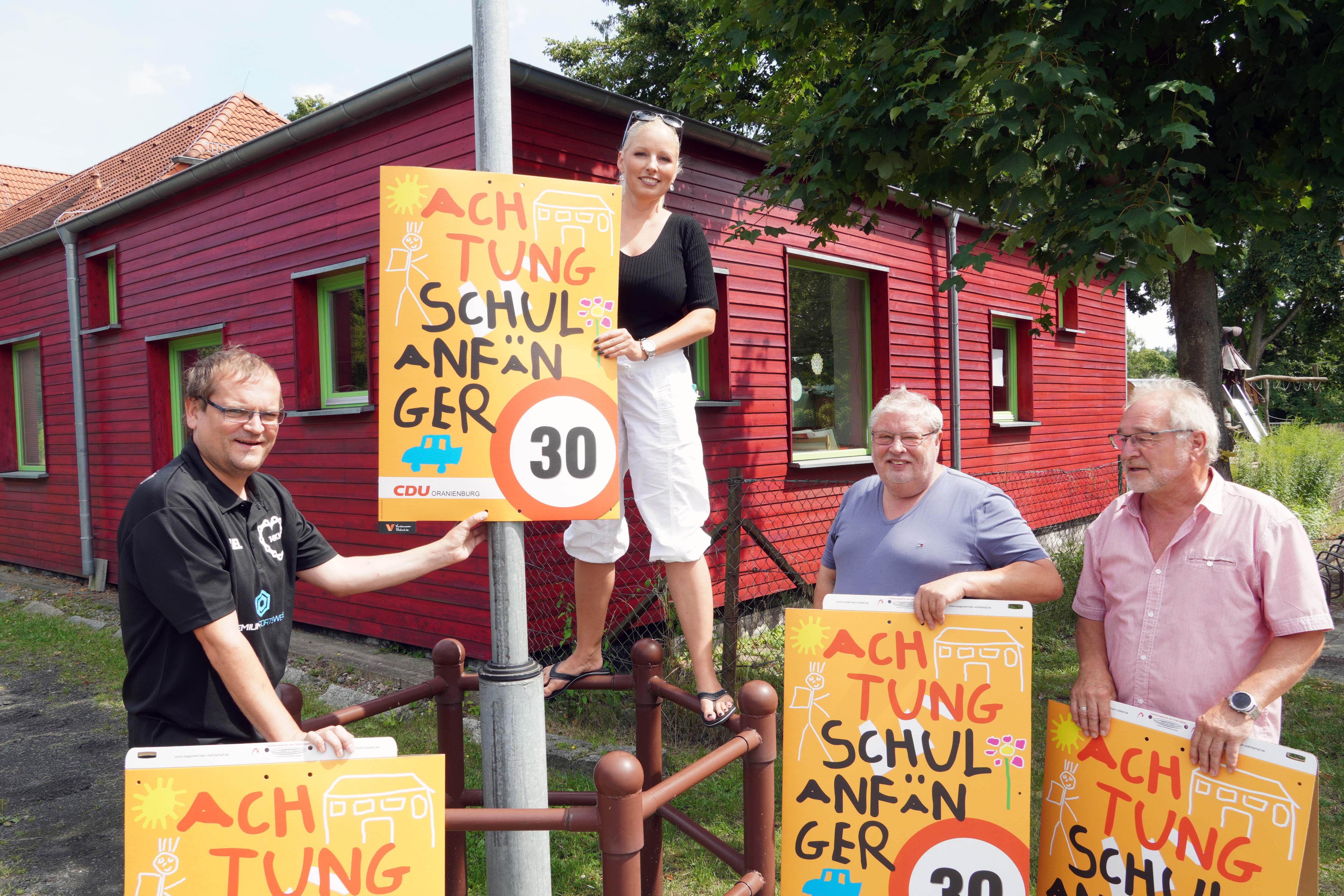 v.l.n.r. Cornel Gratz, Nicole Walter-Mundt, Werner Mundt und Wolfgang Wittig, Foto: Christian Howe